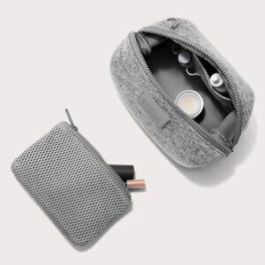 Dagne Dover Hunter neoprene Toiletry Bag in Heather Grey